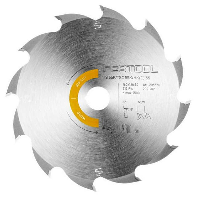 Festool Saw Blade for Wood Rip Cut
