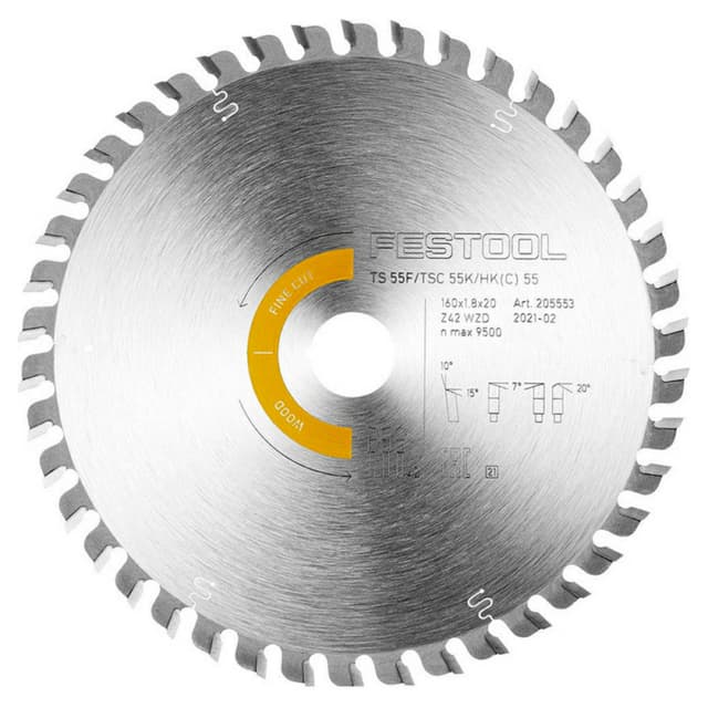 Festool Saw Blade for Wood Fine Cut
