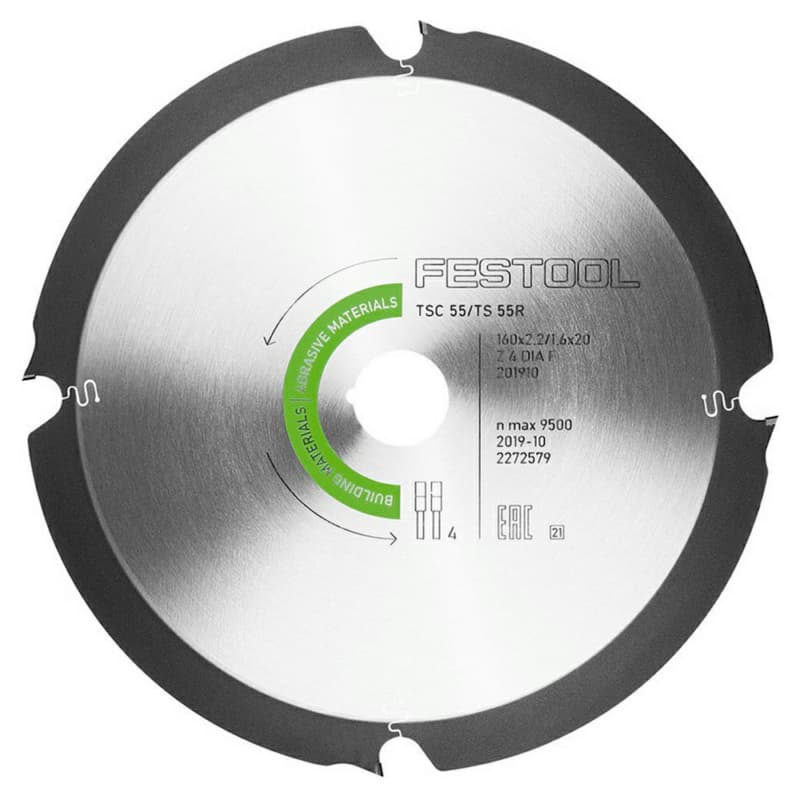6-19/64" x 4 Teeth Diamond Saw Blade for Abrasive Materials