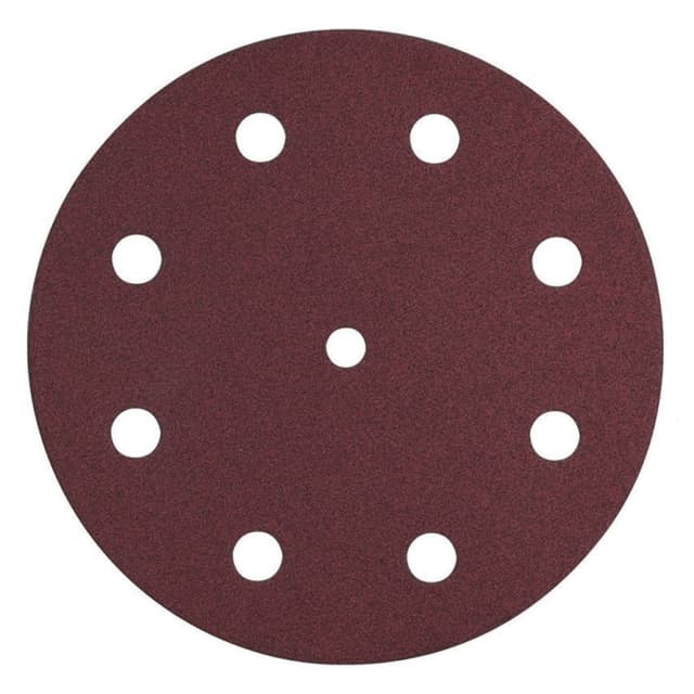 Festool 5" 9-Hole Hook and Loop Aluminum Oxide Paper Backed Saphir Sanding Discs