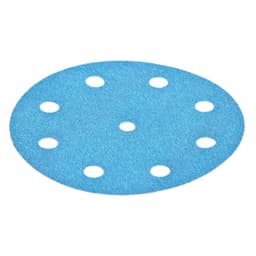 5" Hook/Loop 100 Grit 9 Holes Abrasive Granat D125 Sanding Disc, Aluminum Oxide/Ceramic (50/Pack)