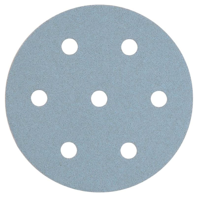 90mm Hook and Loop 60 Grit 7 Holes Abrasive Granat D90 Sanding Disc, Aluminum Oxide (50/Pack)