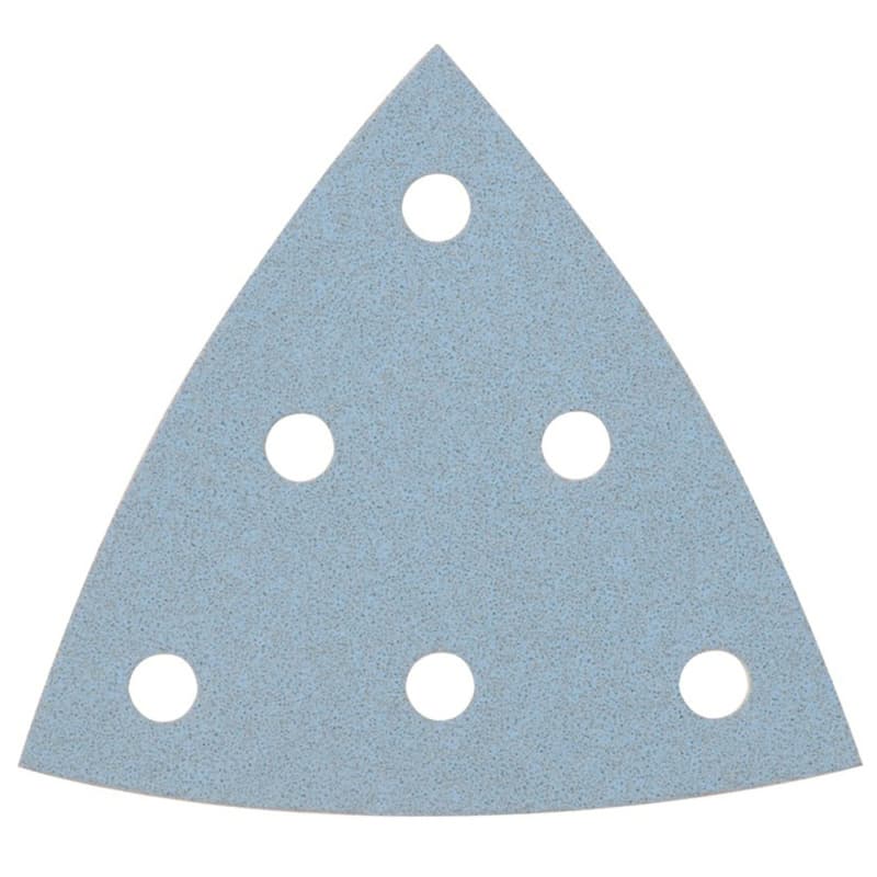 93mm 120 Grit 6 Holes Granat Triangle 93V Aluminum Oxide on Paper (100/Pack)