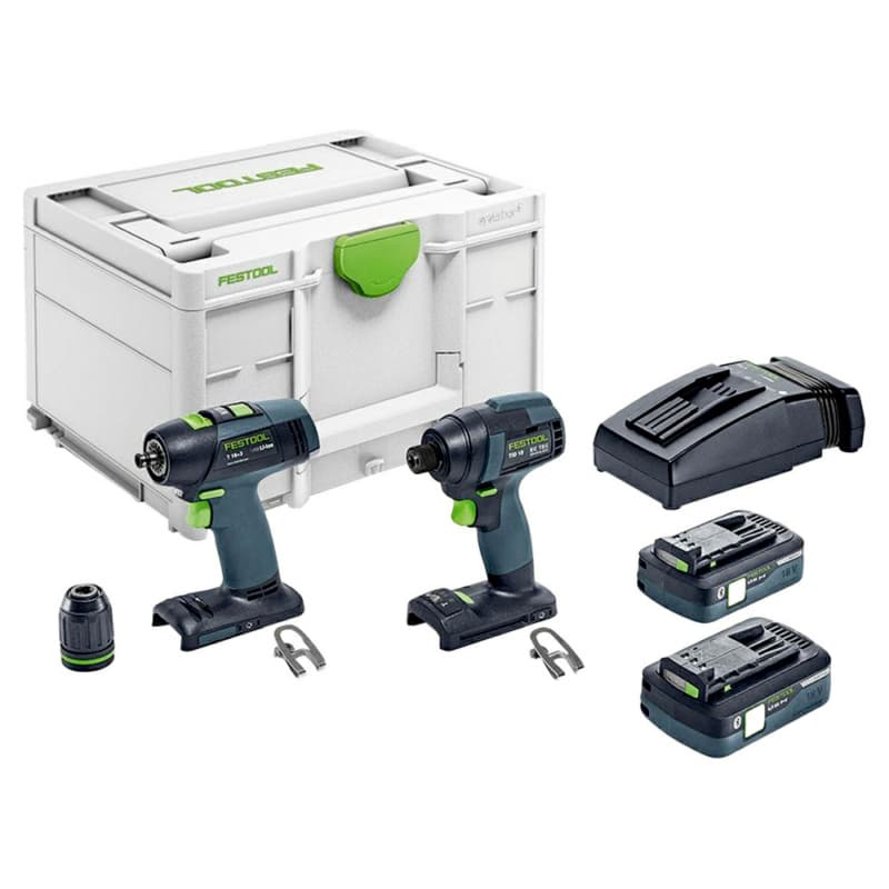 18V Battery TID18 HPC 4,0I-Set T18 Impact Driver/Drill Set 4.00 Ah
