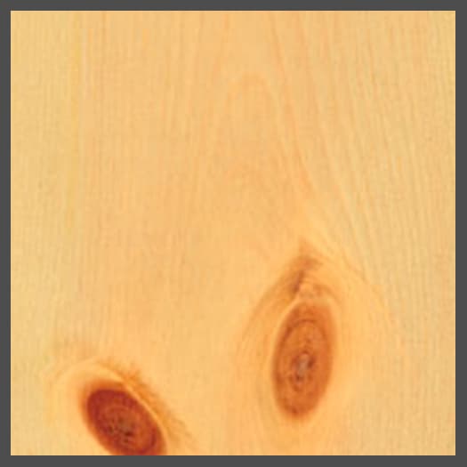 Real Wood Veneer Sheet, 0.025" Thick 48" x 96", Knotty Pine