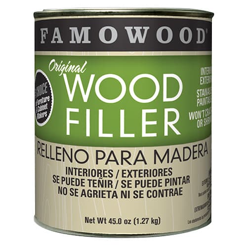 Famowood® Wood Filler, Solvent-Based, 46 oz, Glaze White
