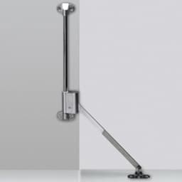 Klassik D 182mm Flap Stay with L258 D Support, Nickel-Plated