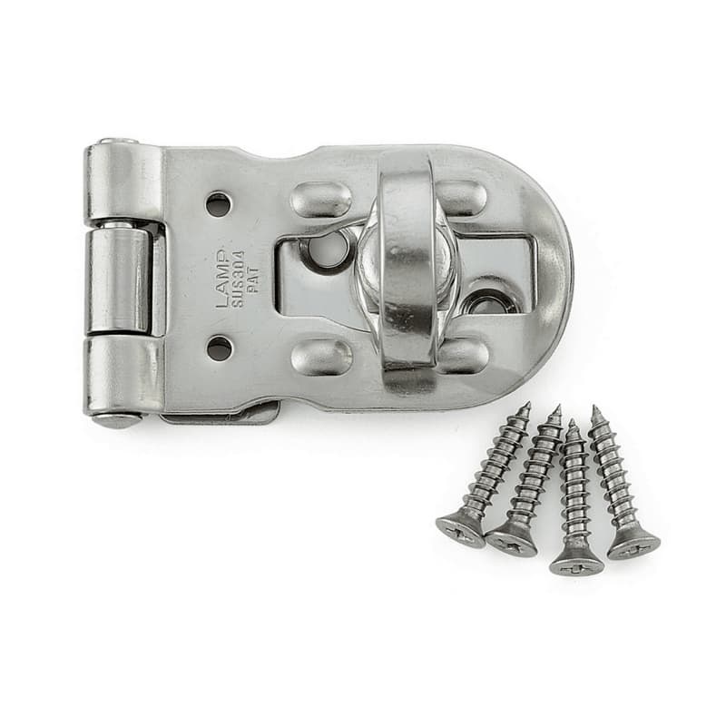 1-5/8" Screw-On Flathead Hasp, Polished