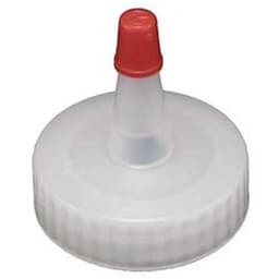 Lid for 16 oz Cylinder Bottle with Red Cap