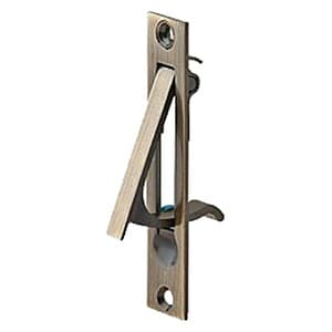 3-7/8" Sliding Door Edge Pull, Blackened Brass