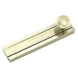 4" Decorative Light Duty Surface Bolt, Satin Nickel