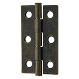 H123 Shutter Butt Hinge with Loose Pin, Antique Brass