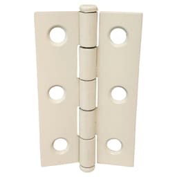H123 Shutter Butt Hinge with Loose Pin, Almond