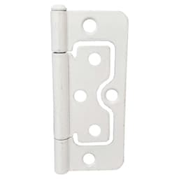 Non-Mortise Shutter Hinge with Loose Pin, White