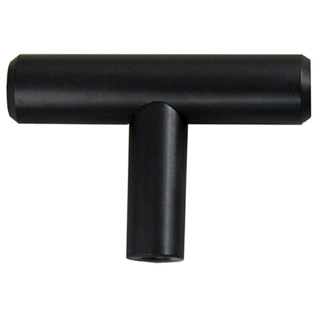 50.8mm Bar Pull T-Handle Knob, Matte Black