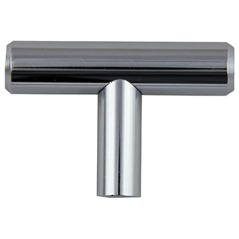 50.8mm Bar Pull T-Handle Knob, Polished Chrome