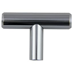 50.8mm Bar Pull T-Handle Knob, Polished Chrome