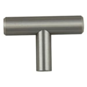 50.8mm Bar Pull T-Handle Knob, Satin Nickel
