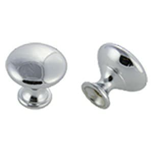 30mm Round Knob, Polished Chrome