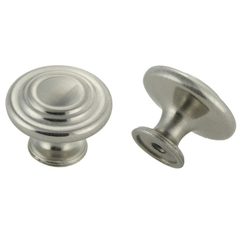1-3/8" Spherical Knob, Satin Nickel