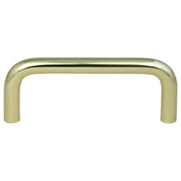 3" Wire Pull, Polished Brass