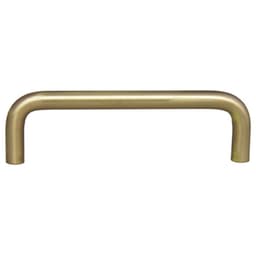 96mm Wire Pull, Satin Brass