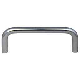 96mm Wire Pull, Satin Chrome