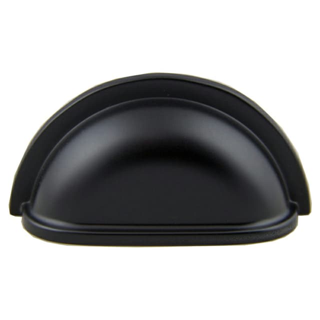3" Cup Pull, Matte Black, 43mm Width