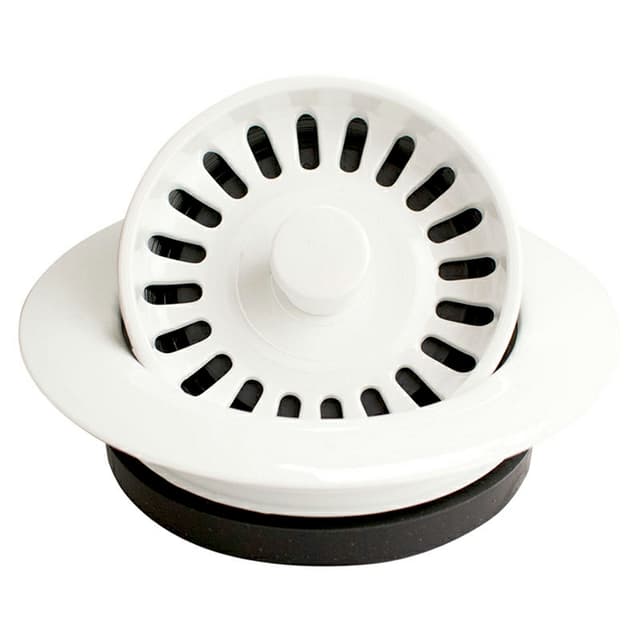 4-1/2" Acrylic Disposal Flange, White