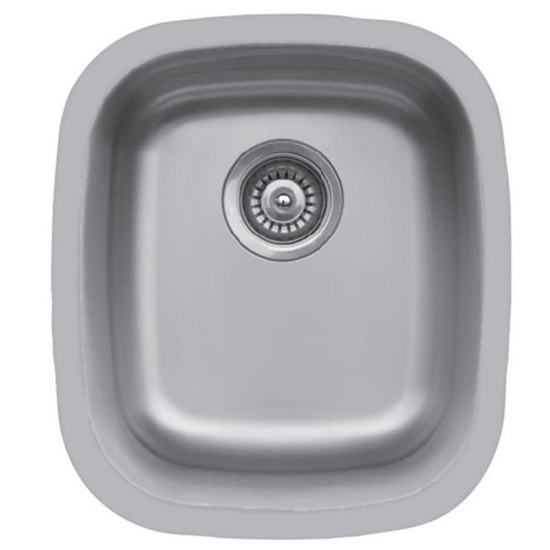 Karran 18G Undermount Stainless Steel Bar Prep Sink 15.9x17.9x8 Edge 300 | E-315