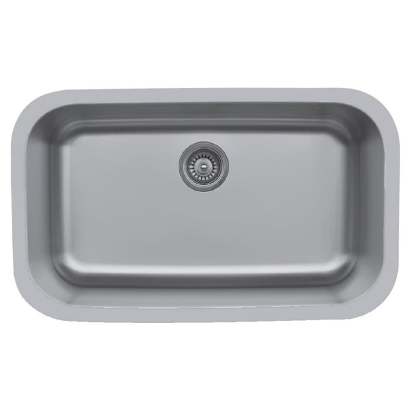 Karran Edge 300 30" 18G Undermount Stainless Sink as an Soft Satin | E-340