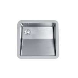 E-505 Stainless Steel Undermount 18G Single Bowl Vanity Sink, 18-1/4" x 15-7/8" x 5-1/2