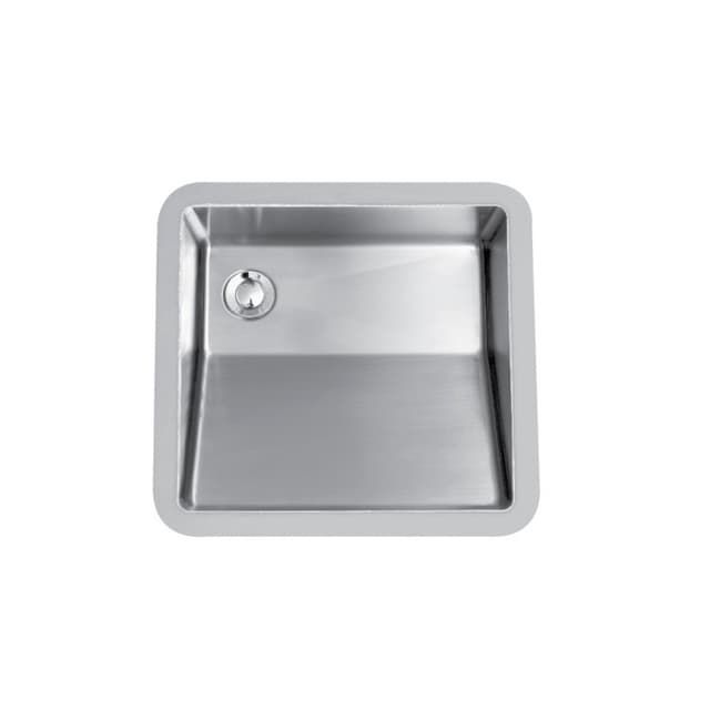 E-505 Stainless Steel Undermount 18G Single Bowl Vanity Sink, 18-1/4" x 15-7/8" x 5-1/2