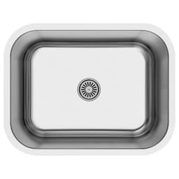 BC-2318 Stainless Steel Under Mount 18G Single Bowl Kitchen Sink, 23" x 17-3/4" x 9