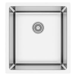 Select Stainless Steel Undermount 16G Single Bowl Kitchen Sink, 16-1/2" x 18" x 9"