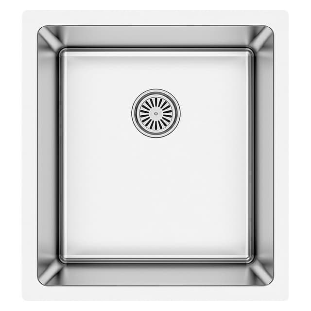 Select Stainless Steel Undermount 16G Single Bowl Kitchen Sink, 16-1/2" x 18" x 9"