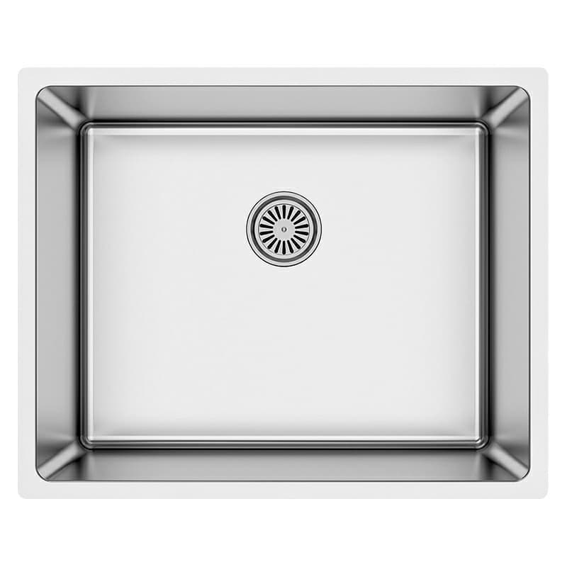 Select Stainless Steel Undermount 16G Single Bowl Kitchen Sink, 21-1/4" x 17-1/4" x 8-1/4"