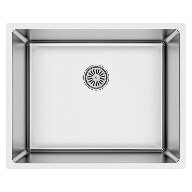 Select Stainless Steel Undermount 16G Single Bowl Kitchen Sink, 21-1/4" x 17-1/4" x 8-1/4"