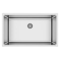 Select Stainless Steel Undermount 16G Extra Large Single Bowl Kitchen Sink, 32" x 18" x 9-1/2"