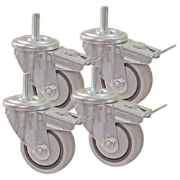 3" Dual Locking Caster Set