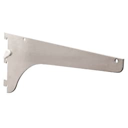 14" KV187 Super Heavy-Duty Lock Lever Shelf Bracket, Stainless Steel Finish