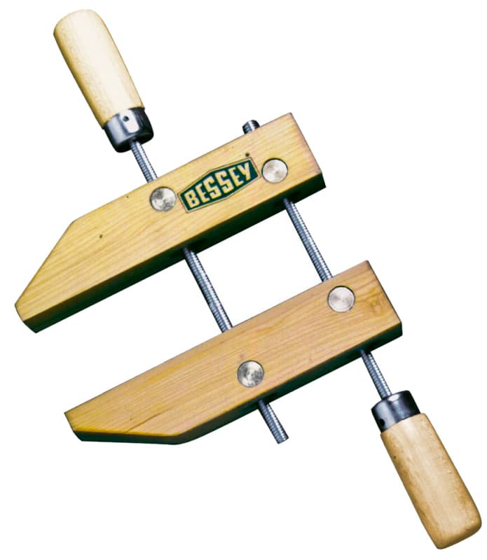 7" Wood Handscrew Clamp, 10" Jaw Length