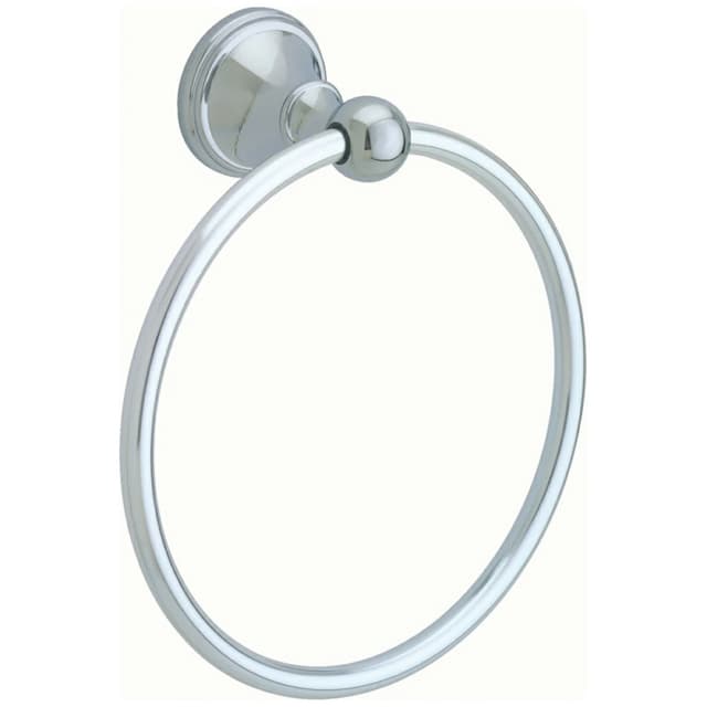 Crestfield Towel Ring, Polished Chrome