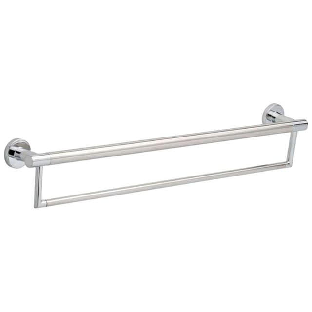 Decor Assist 24" Contemporary Towel Bar with Assist Bar, Polished Chrome