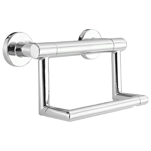 Decor Assist Contemporary Tissue Holder With Assist Bar, Polished Chrome