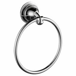 Linden Towel Ring, Chrome