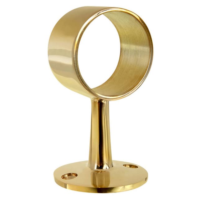 Post Bracket For 2" Diameter Rail, Brass, Lavi