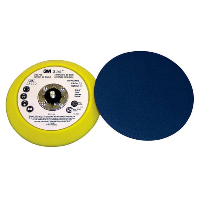 3m, Replacement Pads, No-Hole, 5" Round