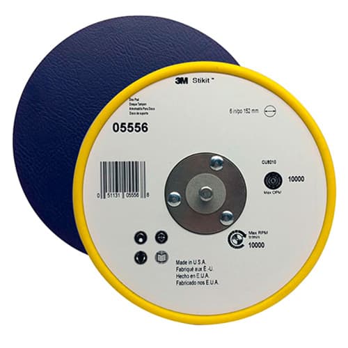 6" Stikit™ Low Profile Disc Backing Pad, No Holes