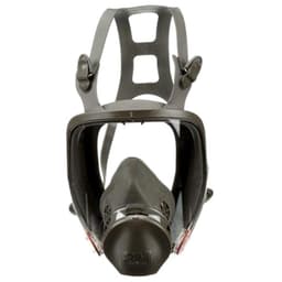 6800 Medium Full Facepiece Respirator with Exhale Valve, Case of 4